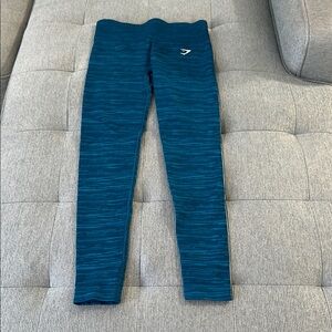 Gymshark Blue Textured Leggings